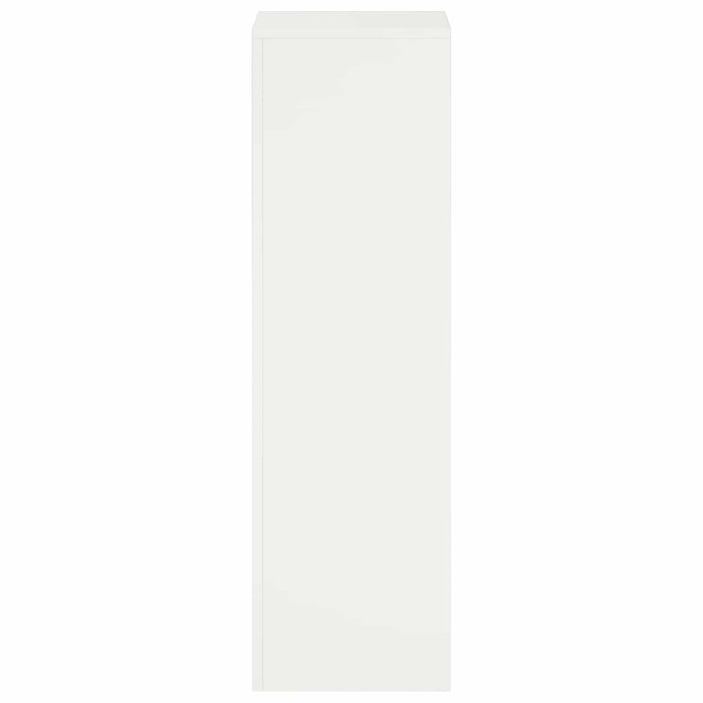vidaXL Stojak na rośliny Biały 30 x 30 x 100 cm Stal