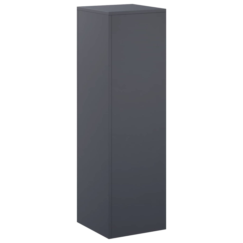 vidaXL Stojak na rośliny antracytowy 30 x 30 x 100 cm Stal nierdzewna