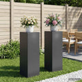 vidaXL Stojak na rośliny 2 pcs antracytowy 30 x 30 x 100 cm