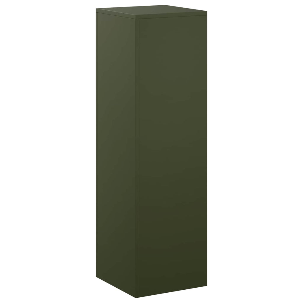 vidaXL Stojak na rośliny Oliwkowy zielony 30 x 30 x 100 cm