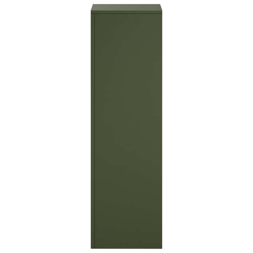 vidaXL Stojak na rośliny Oliwkowy zielony 30 x 30 x 100 cm