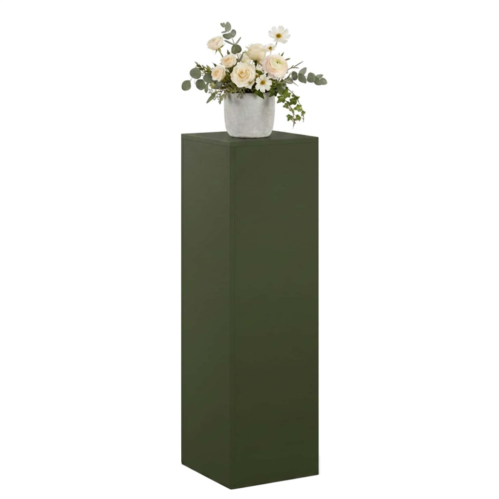 vidaXL Stojak na rośliny Oliwkowy zielony 30 x 30 x 100 cm