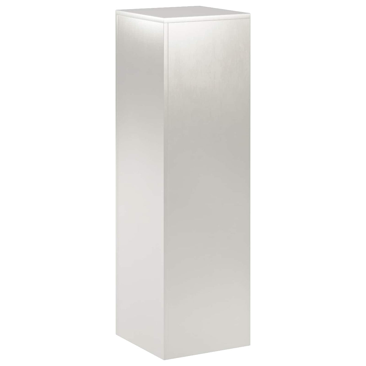 vidaXL Stojak na rośliny srebrny 30 x 30 x 100 cm Stal