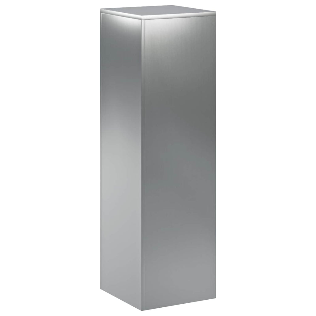 vidaXL Stojak na rośliny srebrny 30 x 30 x 100 cm Stal
