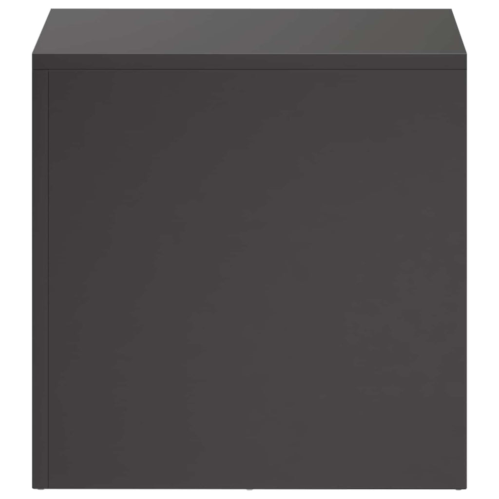 vidaXL Stojak na rośliny 2 pcs Czarny 40 x 40 x 40 cm Stal