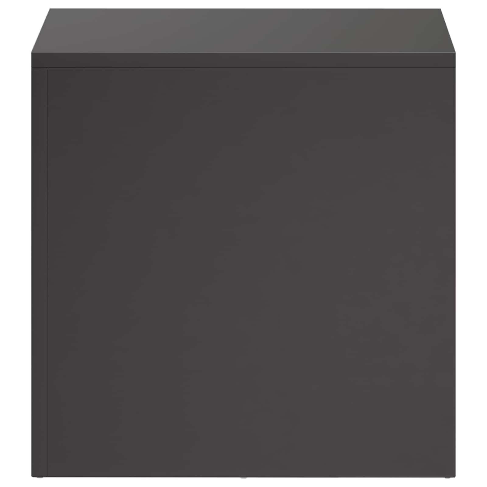 vidaXL Stojak na rośliny 2 pcs Czarny 40 x 40 x 40 cm Stal