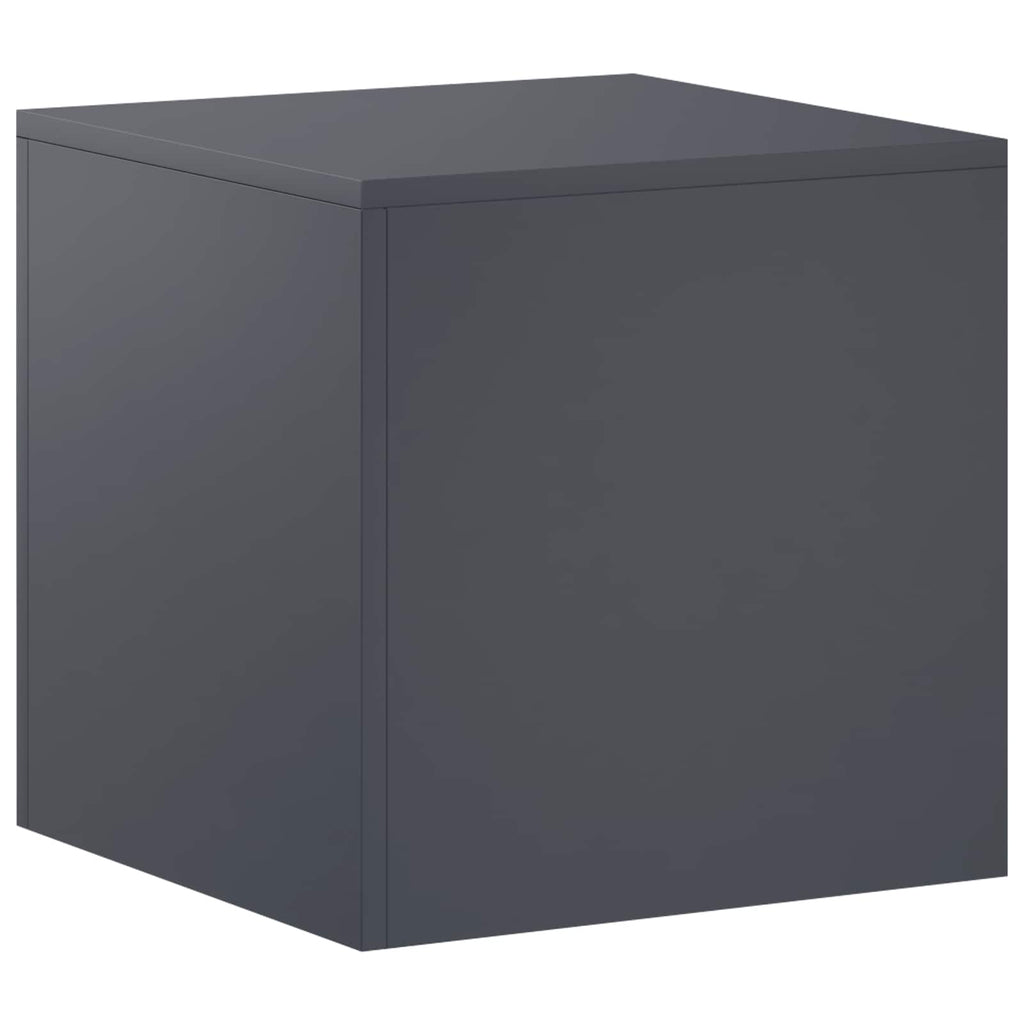 vidaXL Stojak na rośliny antracytowy 40 x 40 x 40 cm Stal nierdzewna