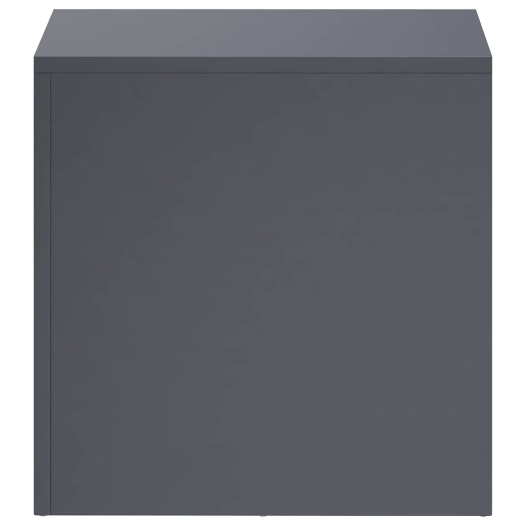 vidaXL Stojak na rośliny 2 pcs antracytowy 40 x 40 x 40 cm