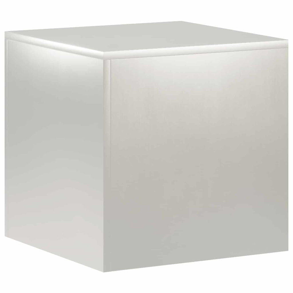 vidaXL Stojak na rośliny srebrny 40 x 40 x 40 cm Stal