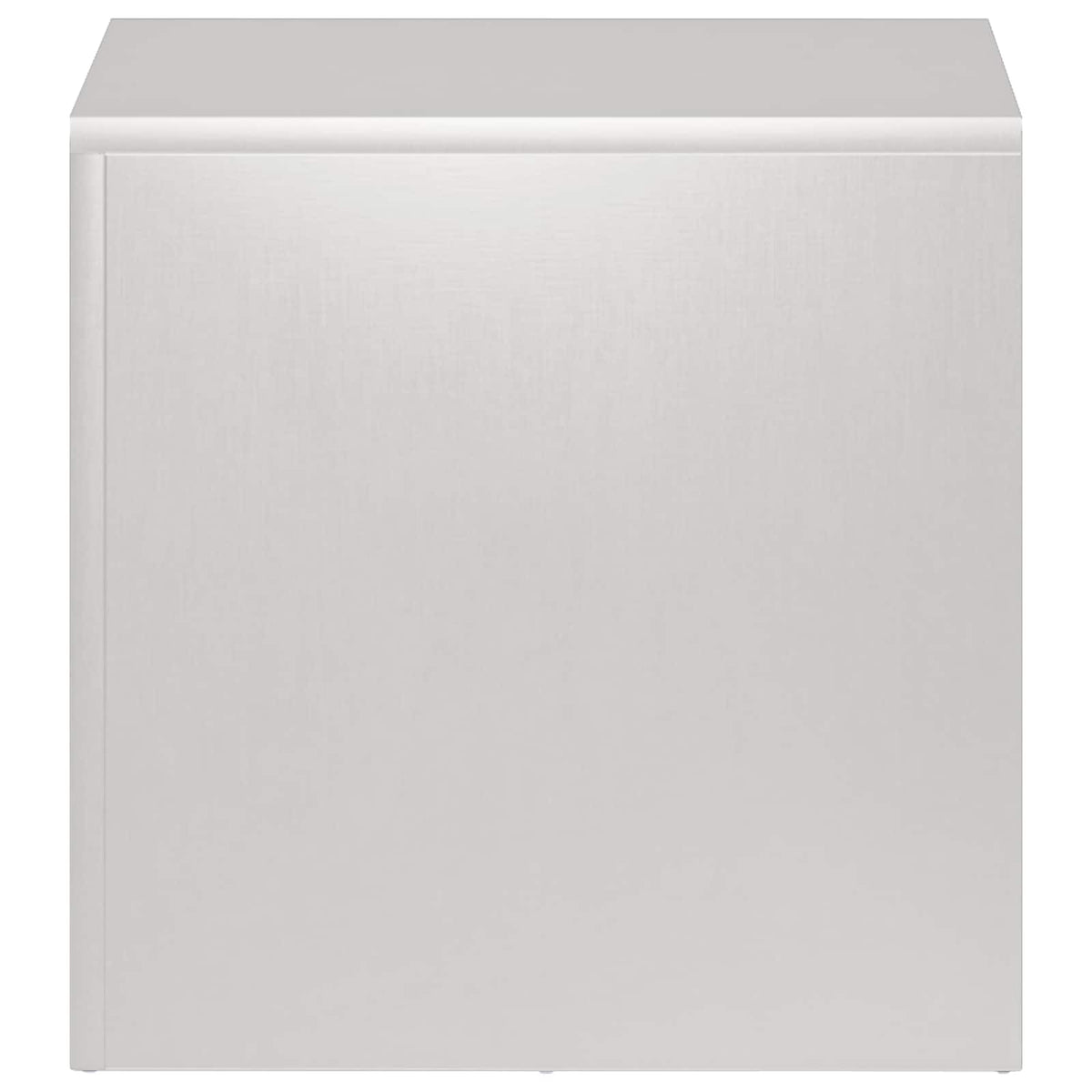 vidaXL Stojak na rośliny srebrny 40 x 40 x 40 cm Stal