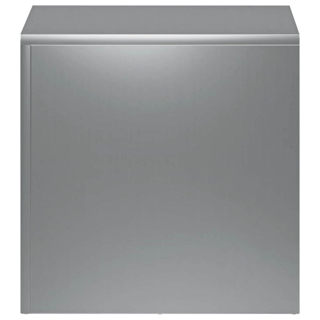 vidaXL Stojak na rośliny srebrny 40 x 40 x 40 cm Stal