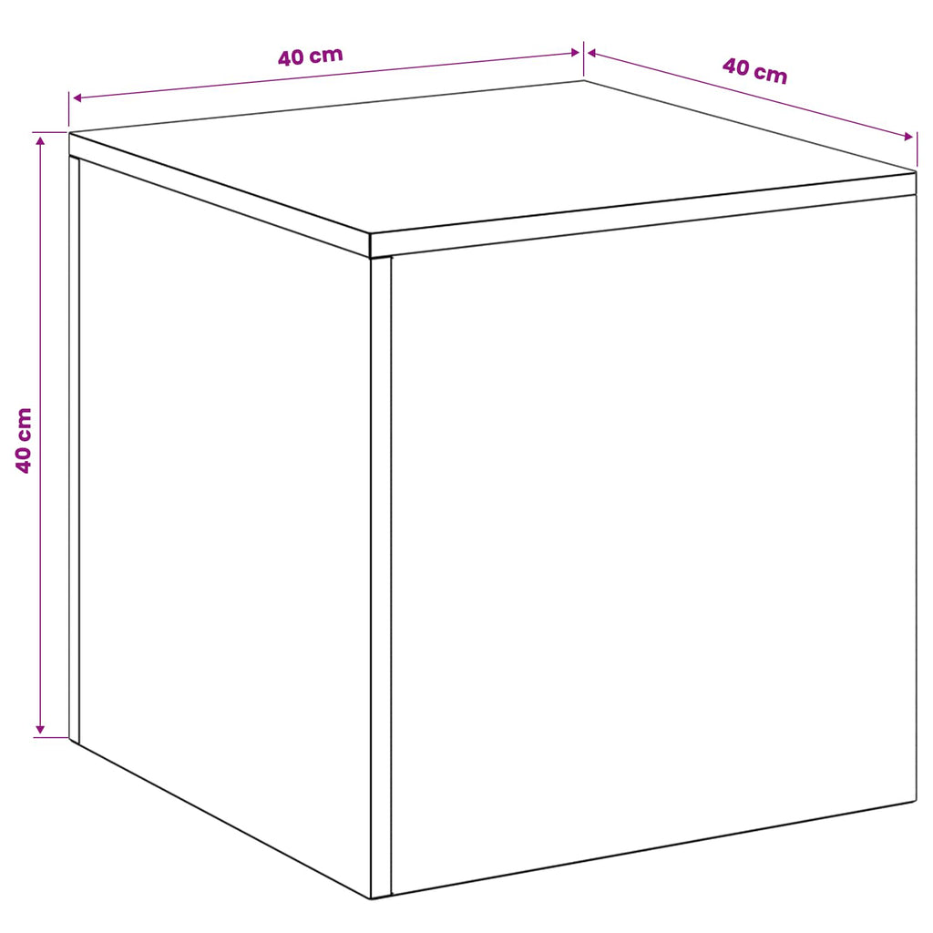vidaXL Stojak na rośliny 2 pcs Rdzawy 40 x 40 x 40 cm Stal kortenowska