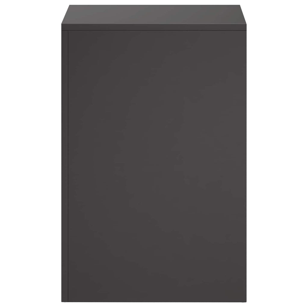 vidaXL Stojak na rośliny 2 pcs Czarny 40 x 40 x 60 cm Stal
