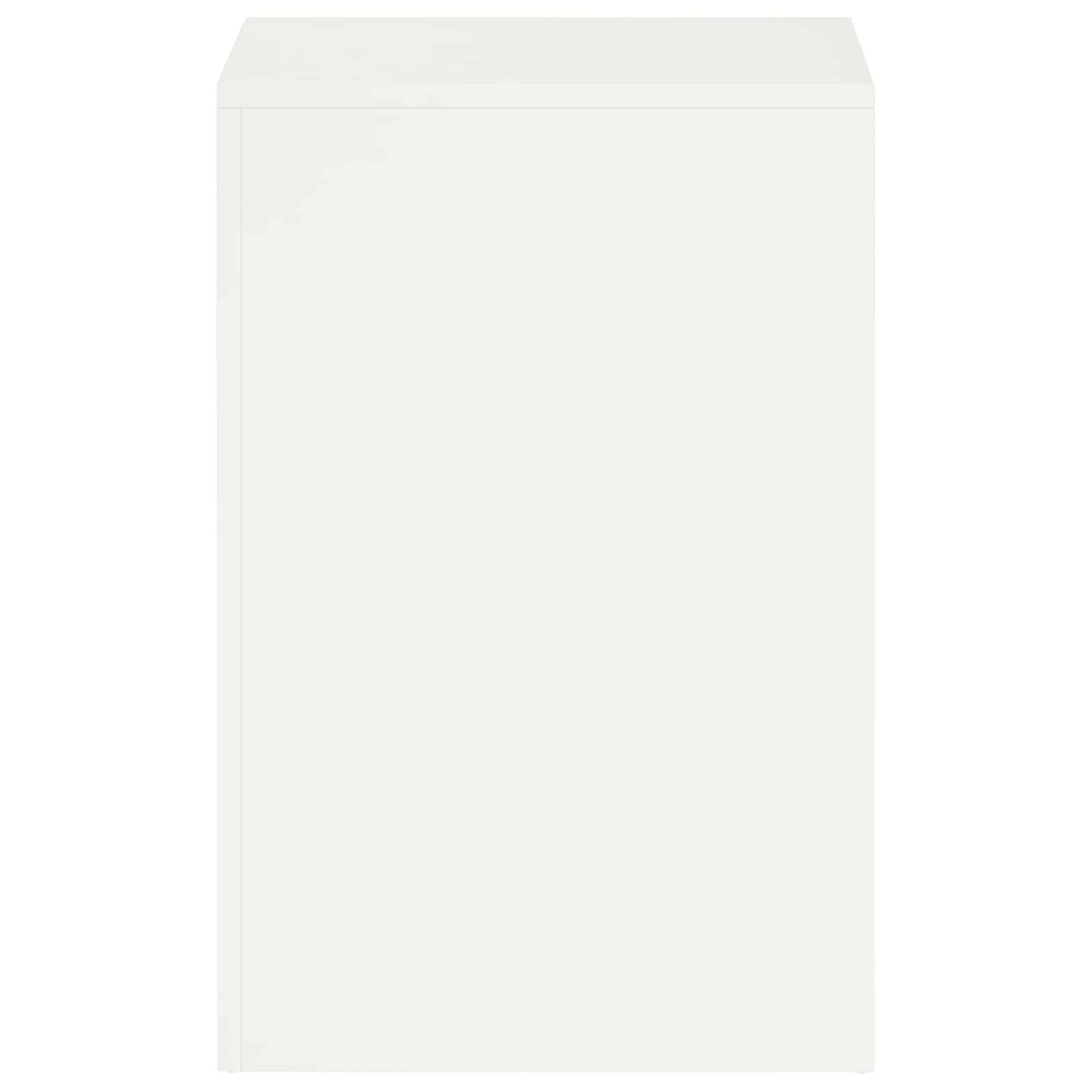 vidaXL Stojak na rośliny 2 pcs Biały 40 x 40 x 60 cm Stal