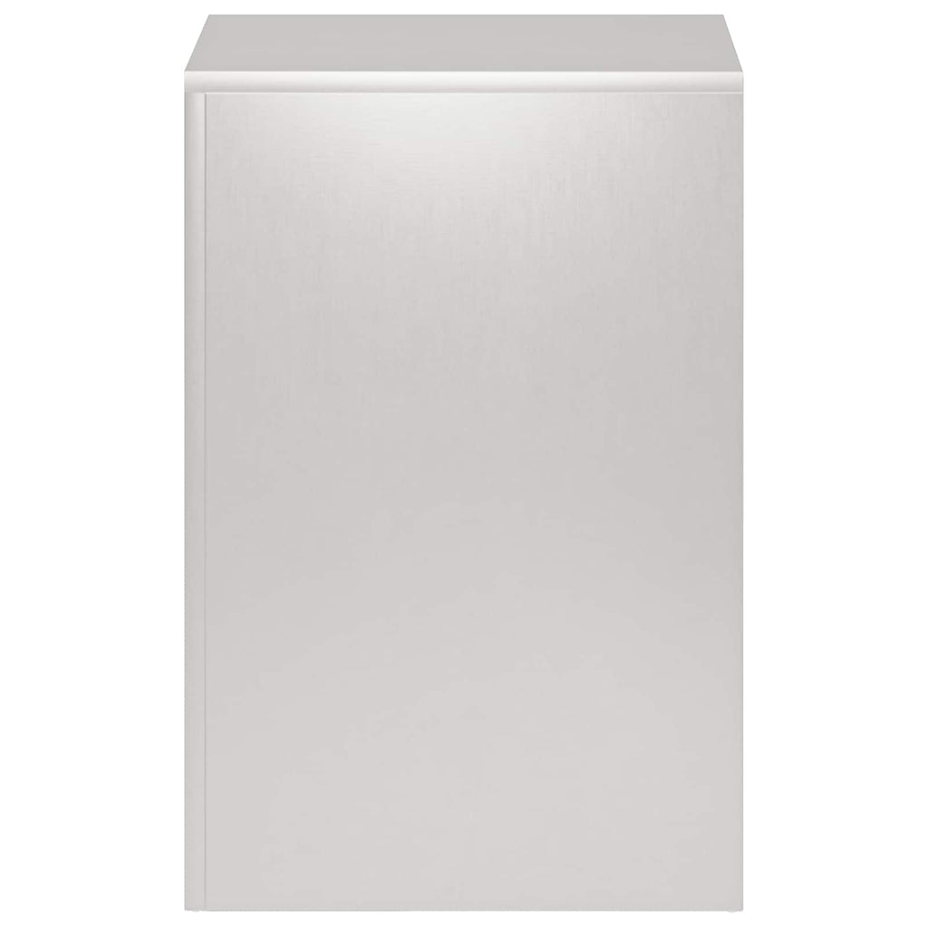 vidaXL Stojak na rośliny 2 pcs srebrny 40 x 40 x 60 cm Stal
