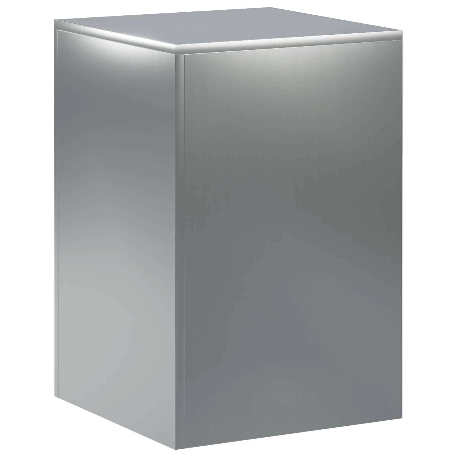 vidaXL Stojak na rośliny srebrny 40 x 40 x 60 cm Stal