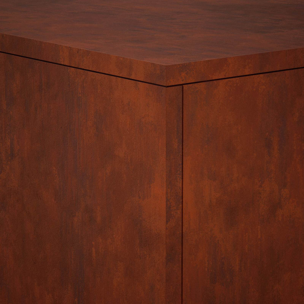 vidaXL Stojak na rośliny Rdzawy 40 x 40 x 60 cm Stal kortenowska