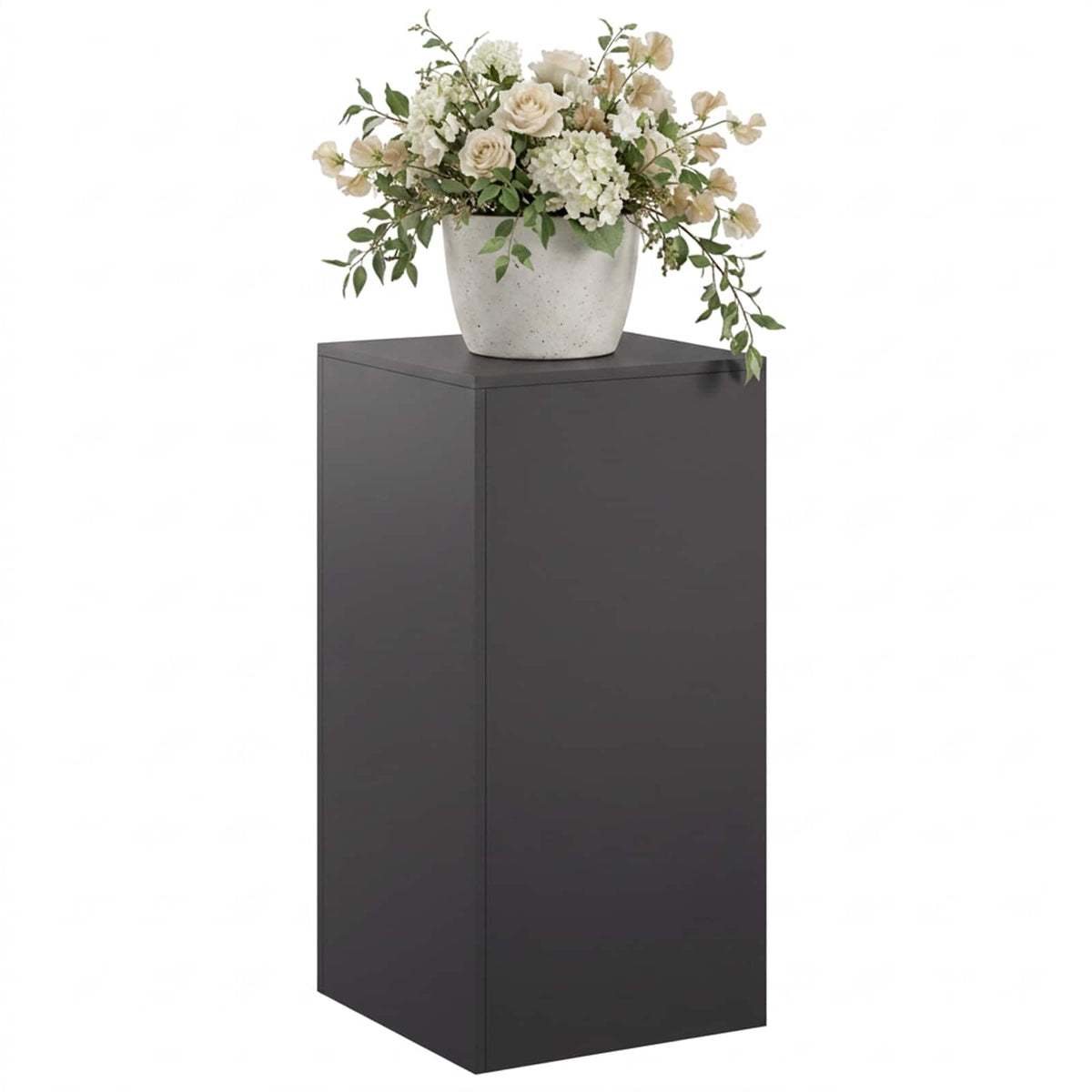 vidaXL Stojak na rośliny Czarny 40 x 40 x 80 cm Stal