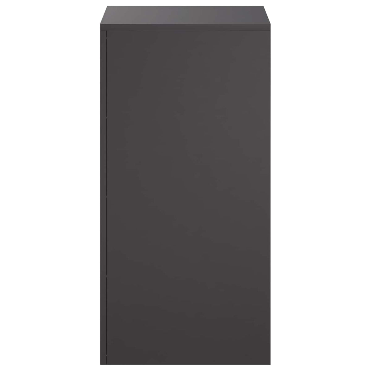 vidaXL Stojak na rośliny 2 pcs Czarny 40 x 40 x 80 cm Stal