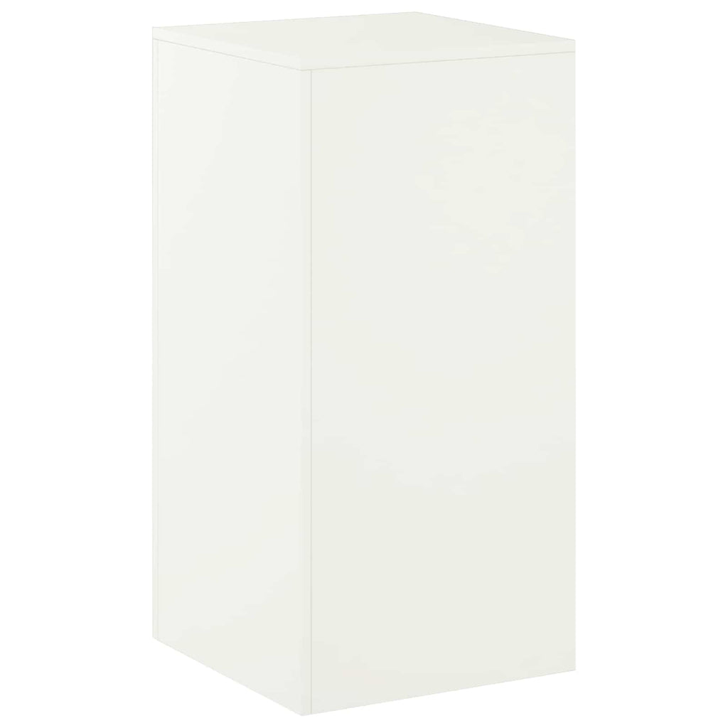 vidaXL Stojak na rośliny Biały 40 x 40 x 80 cm Stal