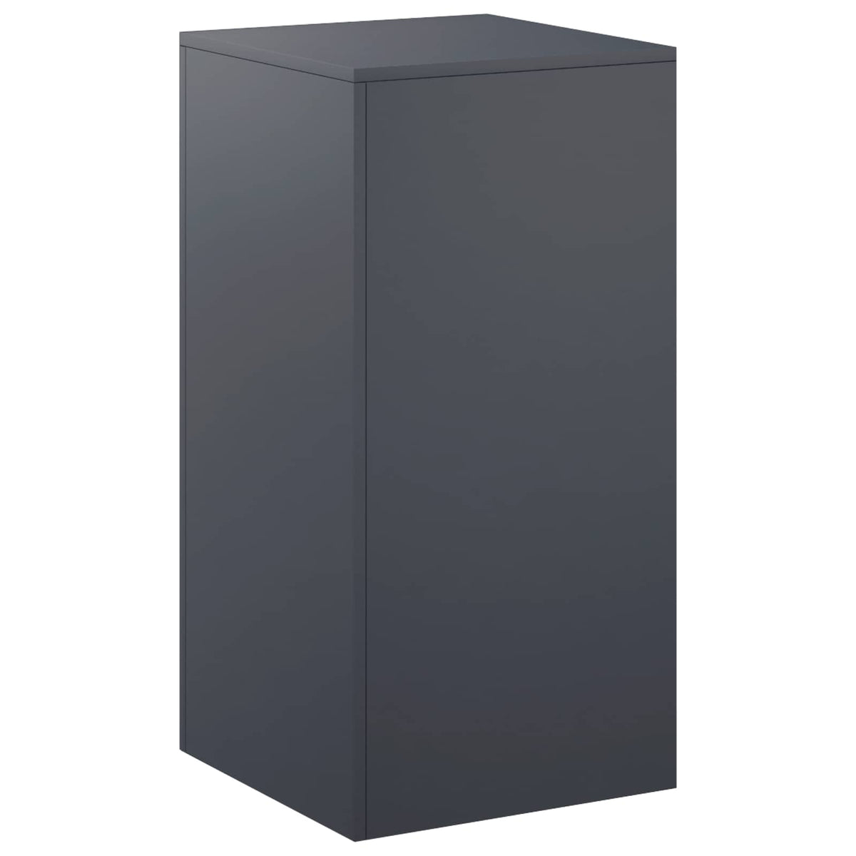 vidaXL Stojak na rośliny antracytowy 40 x 40 x 80 cm Stal nierdzewna