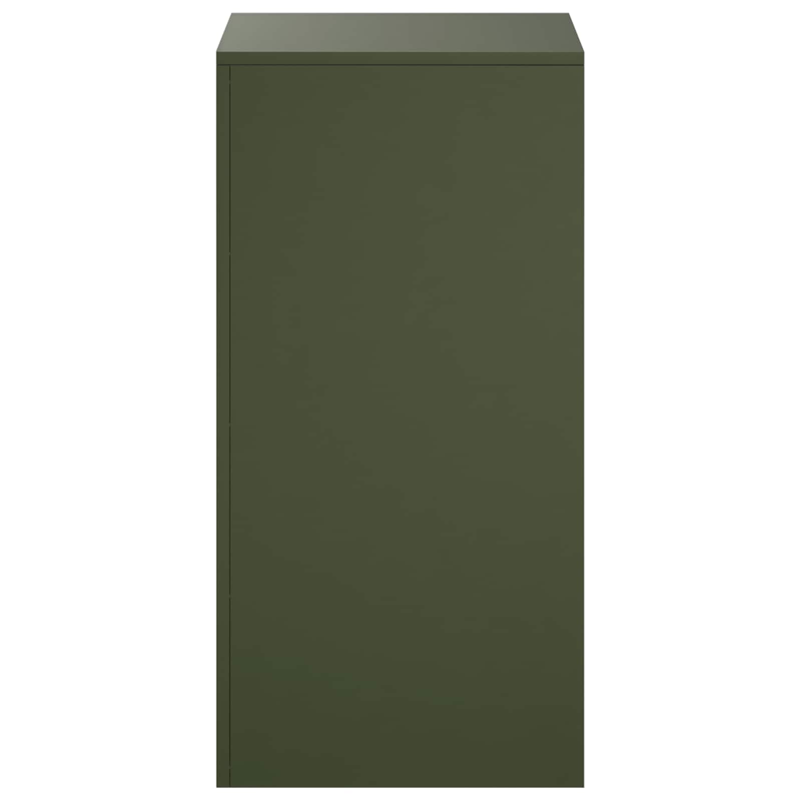 vidaXL Stojak na rośliny 2 pcs Oliwkowy zielony 40 x 40 x 80 cm Stal
