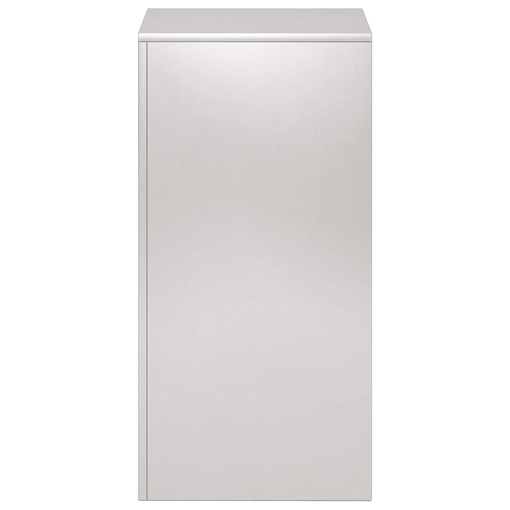 vidaXL Stojak na rośliny srebrny 40 x 40 x 80 cm Stal