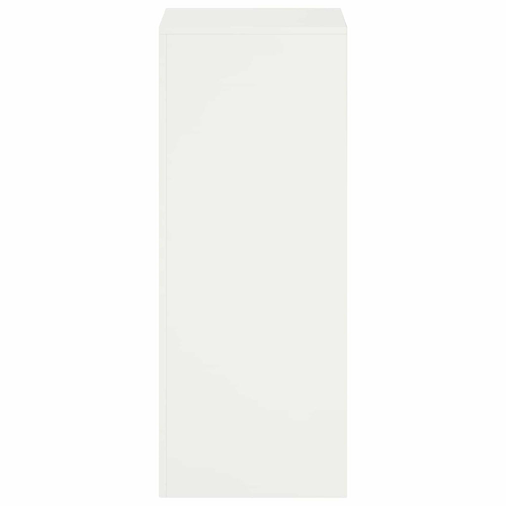 vidaXL Stojak na rośliny 2 pcs Biały 40 x 40 x 100 cm Stal
