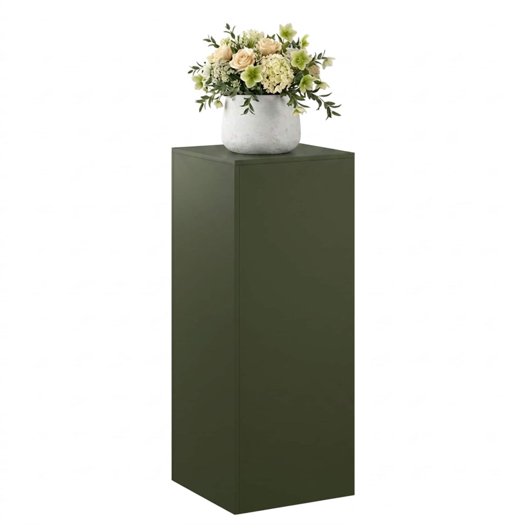 vidaXL Stojak na rośliny Oliwkowy zielony 40 x 40 x 100 cm