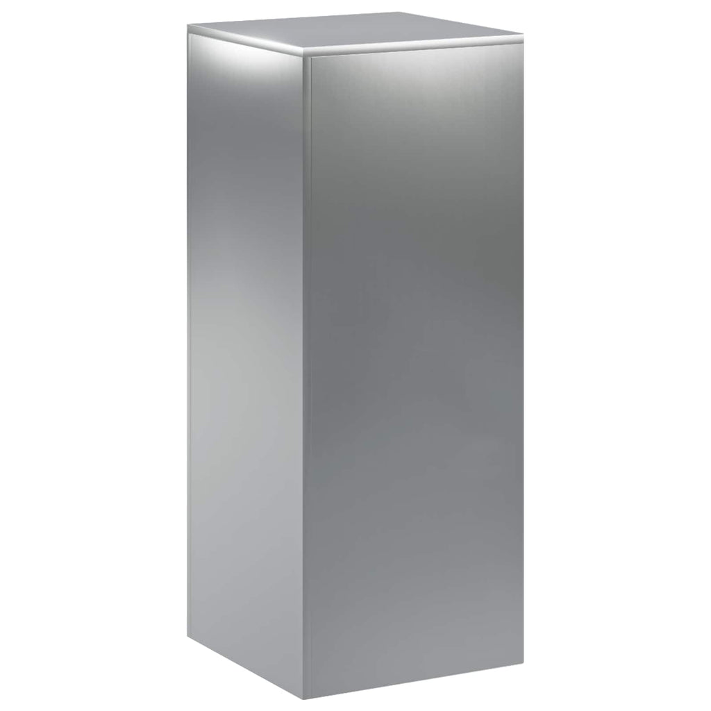 vidaXL Stojak na rośliny srebrny 40 x 40 x 100 cm Stal