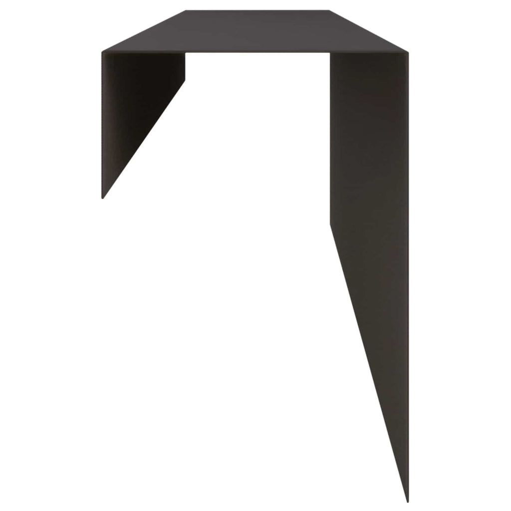 vidaXL Profil nakładkowy ogrodowy 2 szt. 100 x 10 x 15 cm Stal Czarny