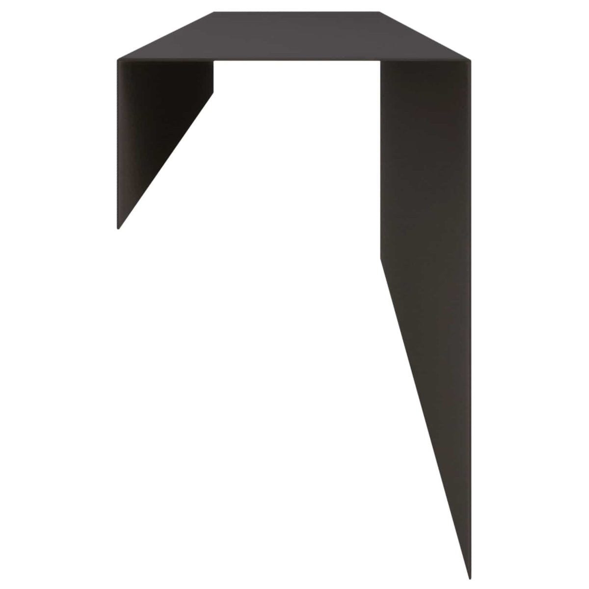 vidaXL Profil nakładkowy ogrodowy 10 szt. 100 x 10 x 15 cm Stal Czarny