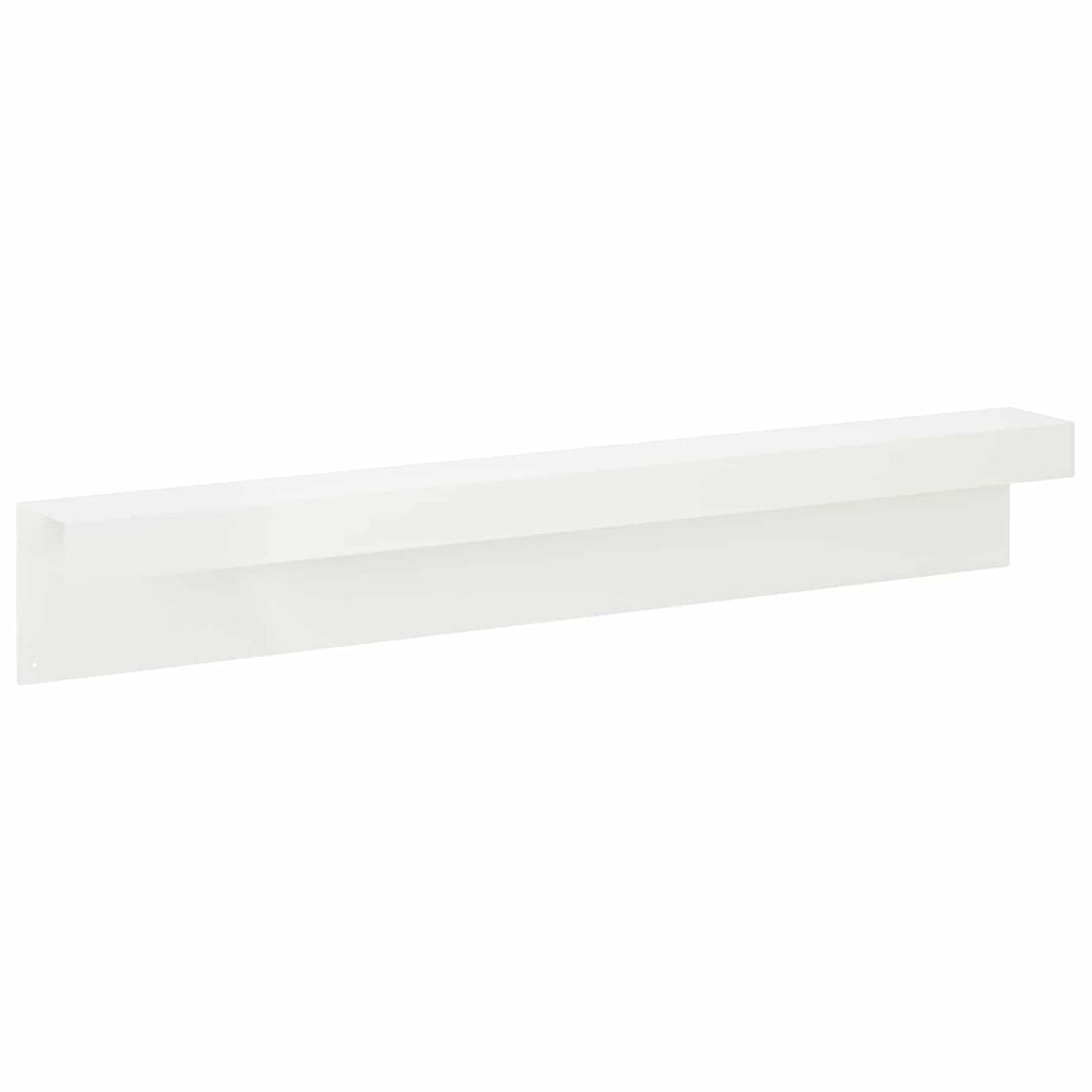 vidaXL Profil nakładkowy ogrodowy 10 szt. 100 x 10 x 15 cm Stal Biały