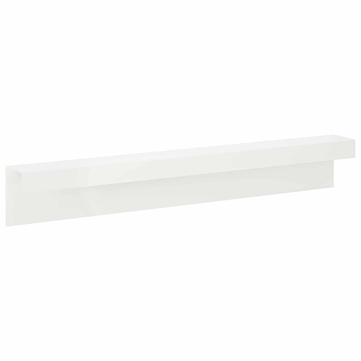 vidaXL Profil nakładkowy ogrodowy 10 szt. 100 x 10 x 15 cm Stal Biały