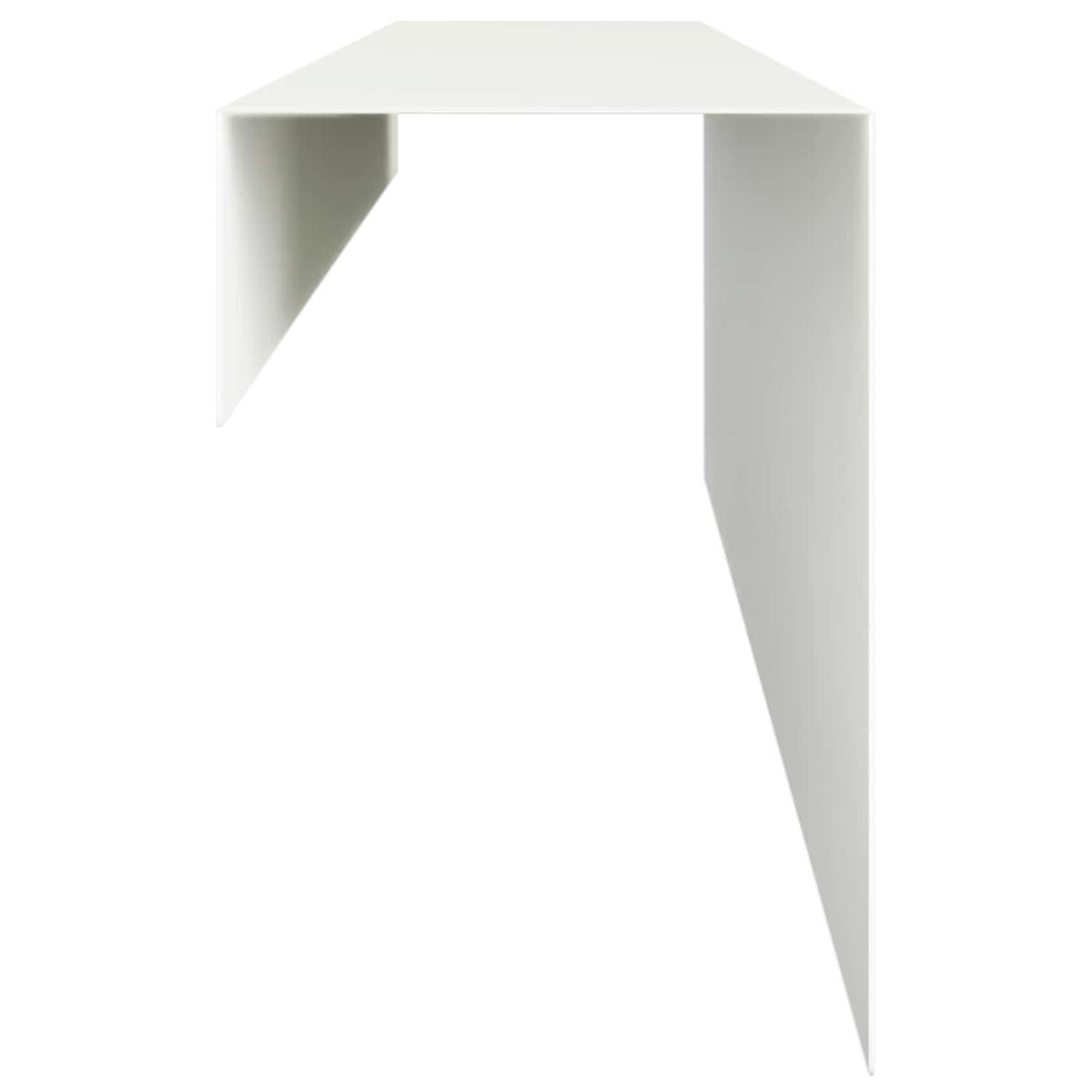 vidaXL Profil nakładkowy ogrodowy 10 szt. 100 x 10 x 15 cm Stal Biały