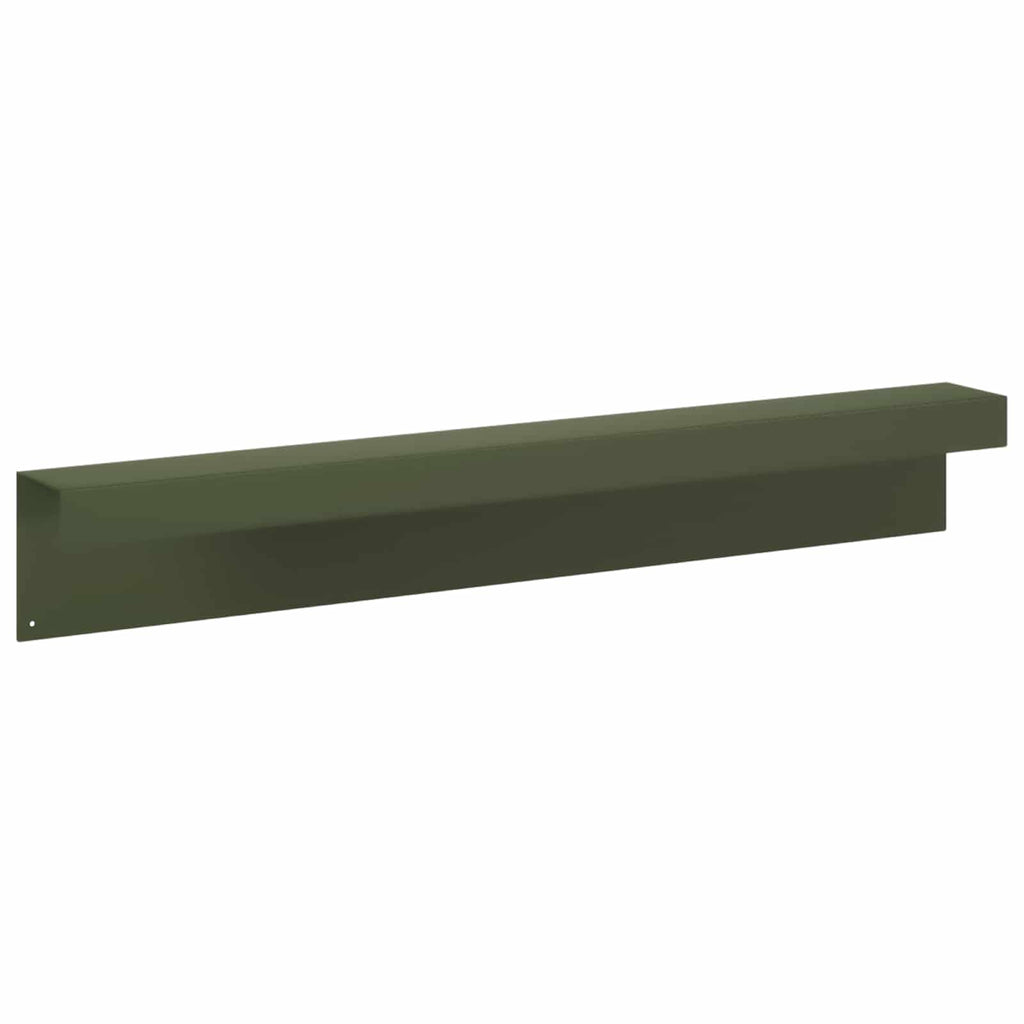 vidaXL Profil nakładkowy ogrodowy 10 szt. 100 x 10 x 15 cm Stal