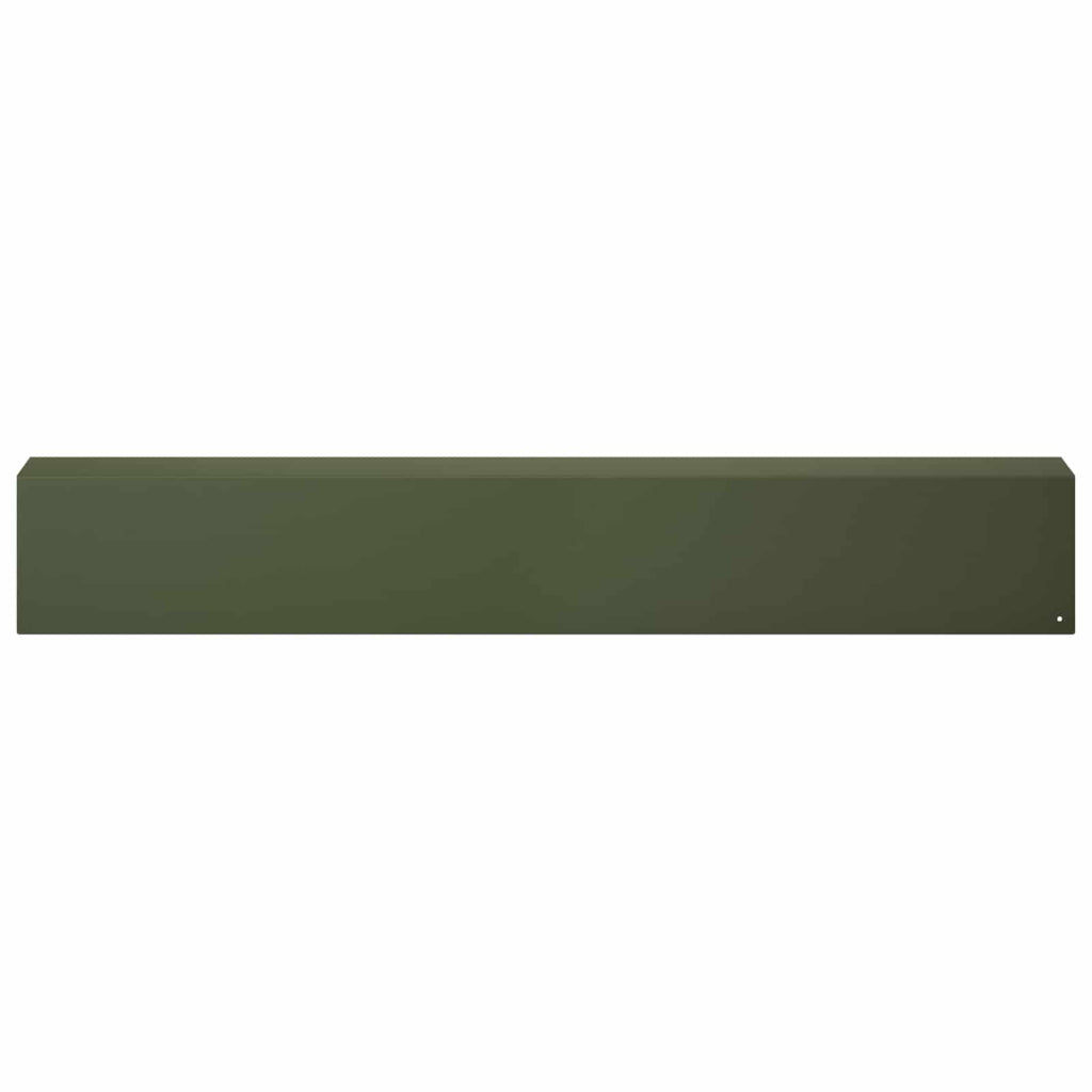 vidaXL Profil nakładkowy ogrodowy 10 szt. 100 x 10 x 15 cm Stal