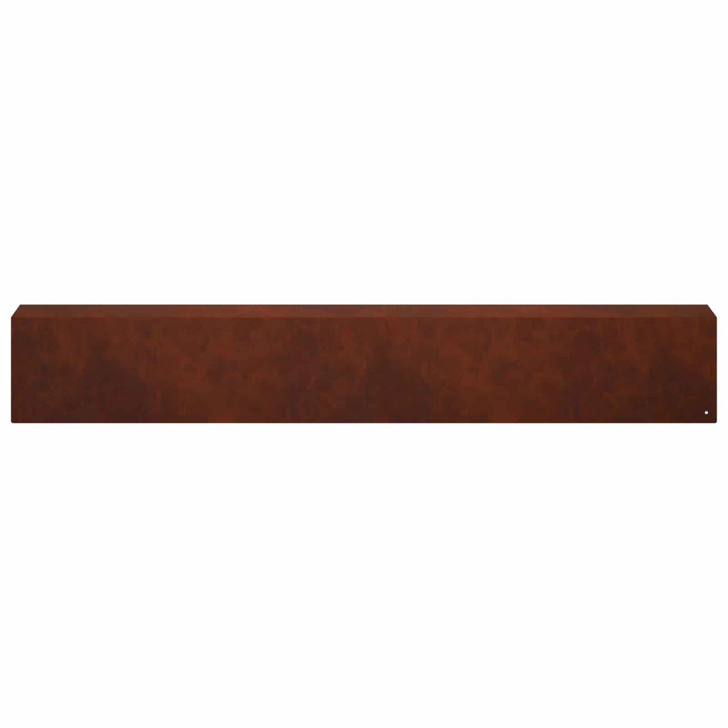 vidaXL Profil nakładkowy ogrodowy 10 szt. 100 x 10 x 15 cm