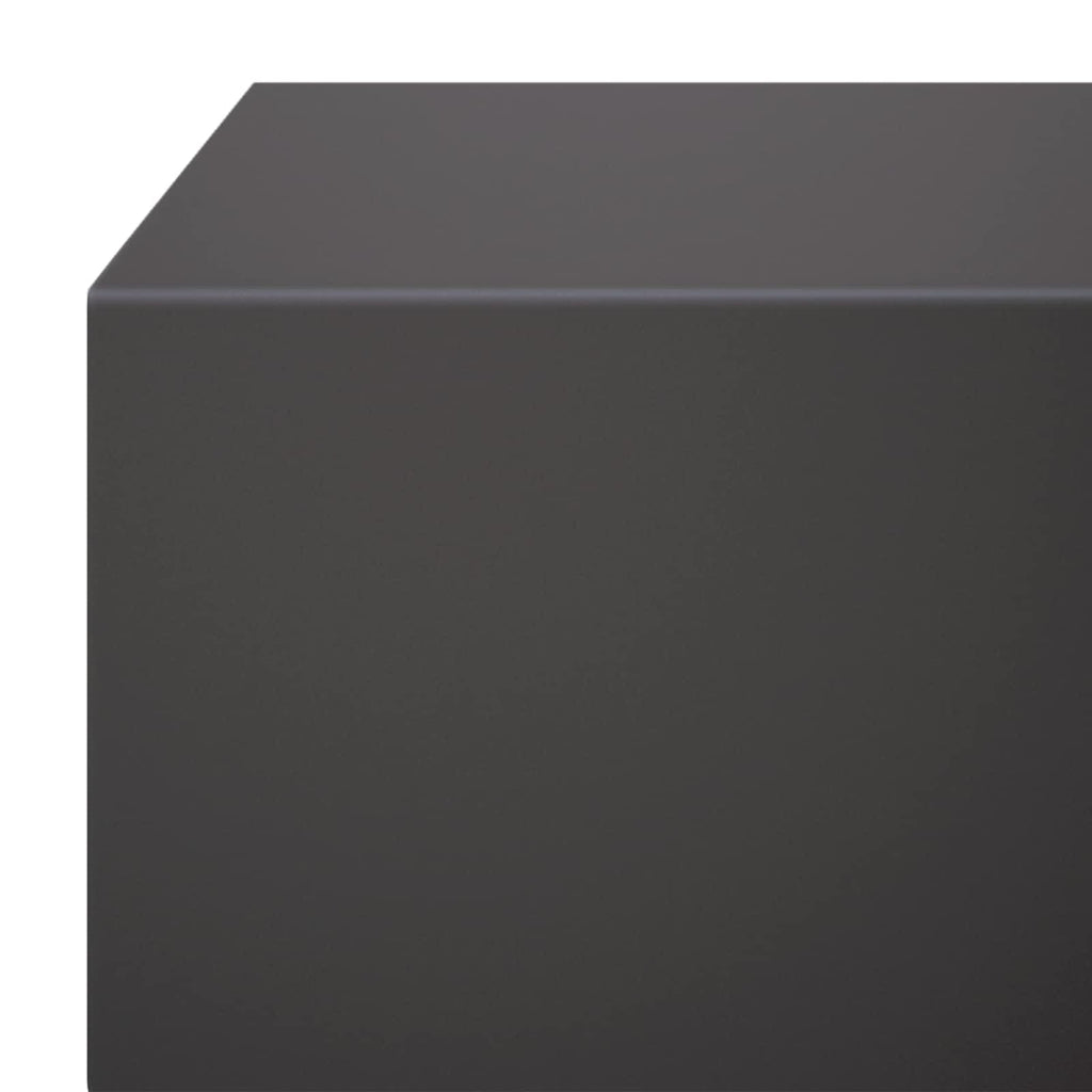 vidaXL Profil nakładkowy ogrodowy 10 szt. 100 x 20 x 5 cm Stal Czarny