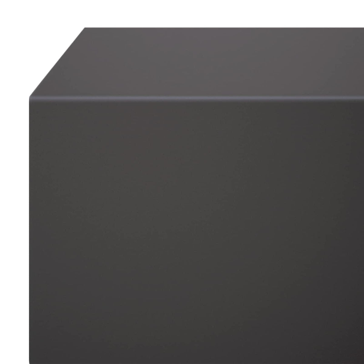 vidaXL Profil nakładkowy ogrodowy 10 szt. 100 x 20 x 5 cm Stal Czarny
