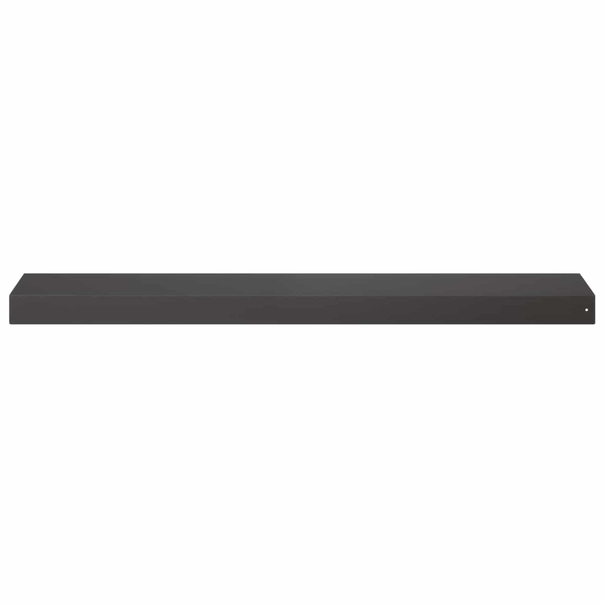 vidaXL Profil nakładkowy ogrodowy 10 szt. 100 x 20 x 5 cm Stal Czarny
