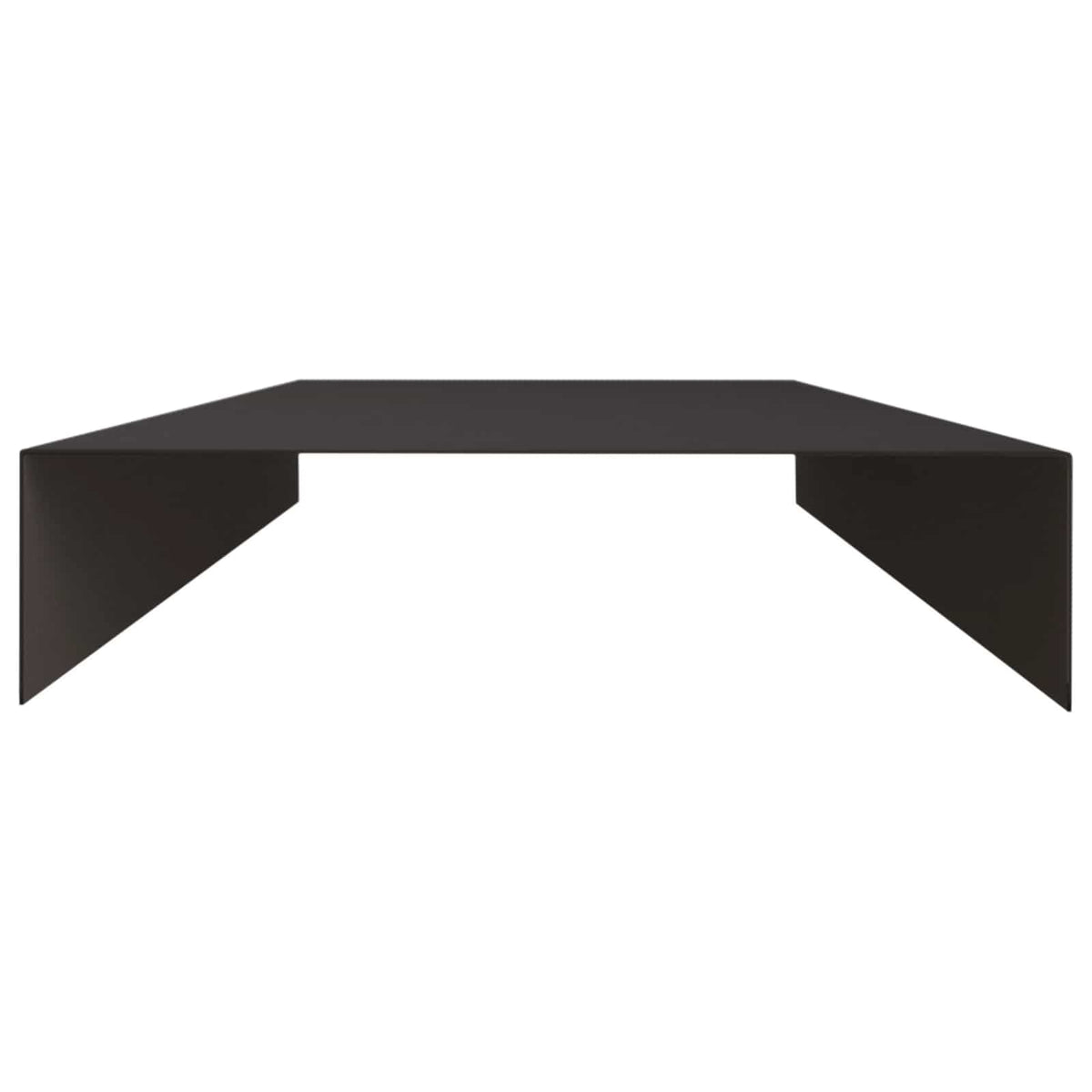 vidaXL Profil nakładkowy ogrodowy 10 szt. 100 x 20 x 5 cm Stal Czarny