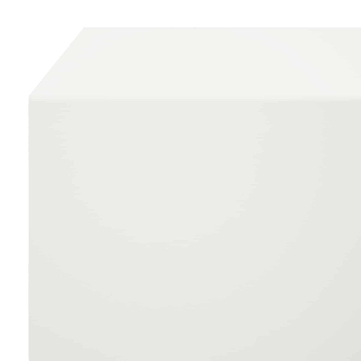 vidaXL Profil nakładkowy ogrodowy 2 szt. 100 x 20 x 5 cm Stal Biały