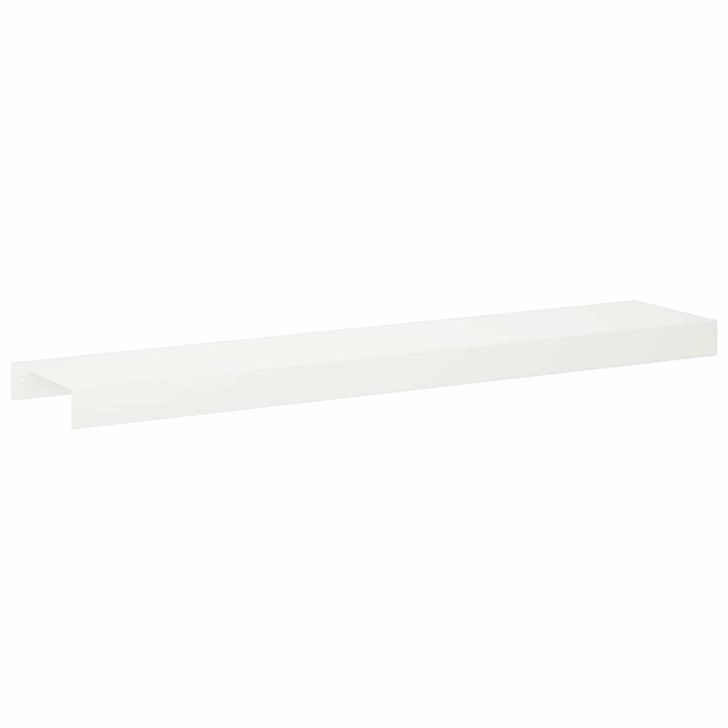 vidaXL Profil nakładkowy ogrodowy 2 szt. 100 x 20 x 5 cm Stal Biały