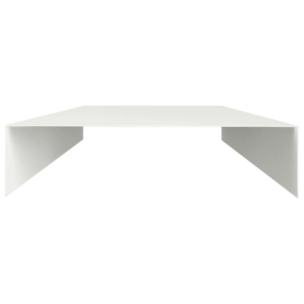 vidaXL Profil nakładkowy ogrodowy 10 szt. 100 x 20 x 5 cm Stal Biały
