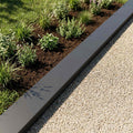 vidaXL Profil nakładkowy ogrodowy 10 szt. 100 x 20 x 5 cm Stal