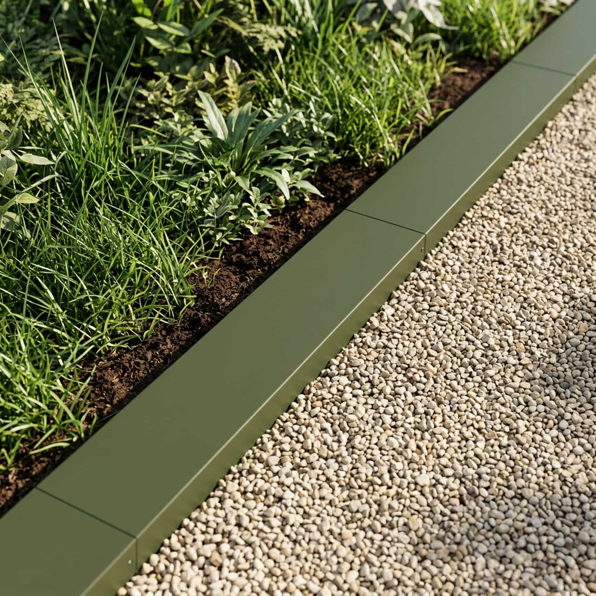 vidaXL Profil nakładkowy ogrodowy 10 szt. 100 x 20 x 5 cm Stal