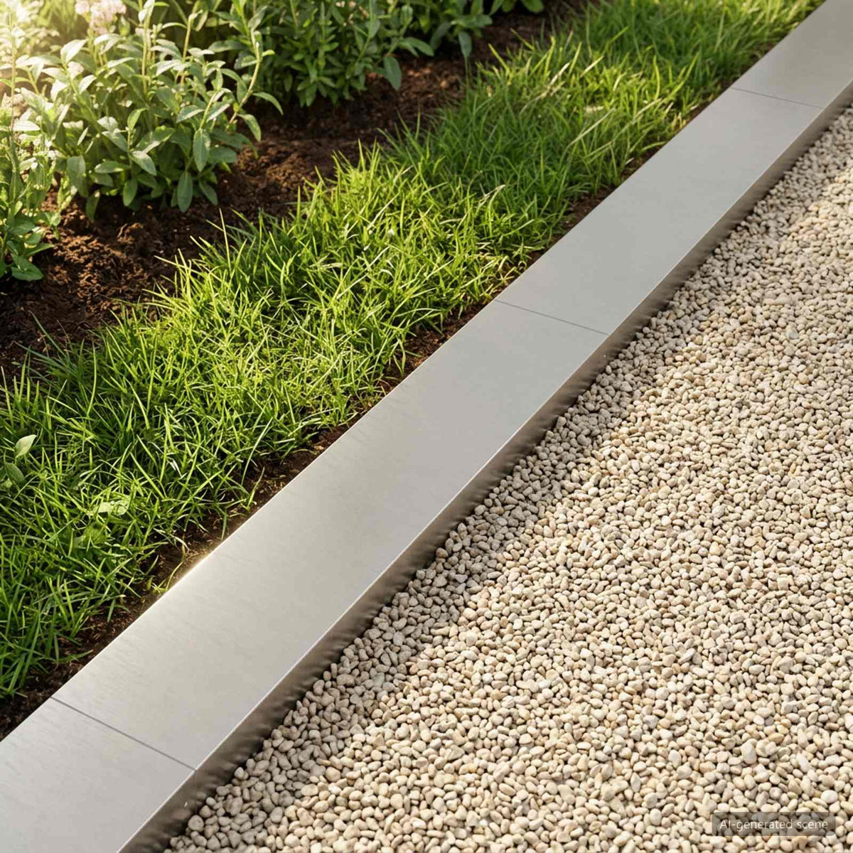 vidaXL Profil nakładkowy ogrodowy 10 szt. 100 x 20 x 5 cm