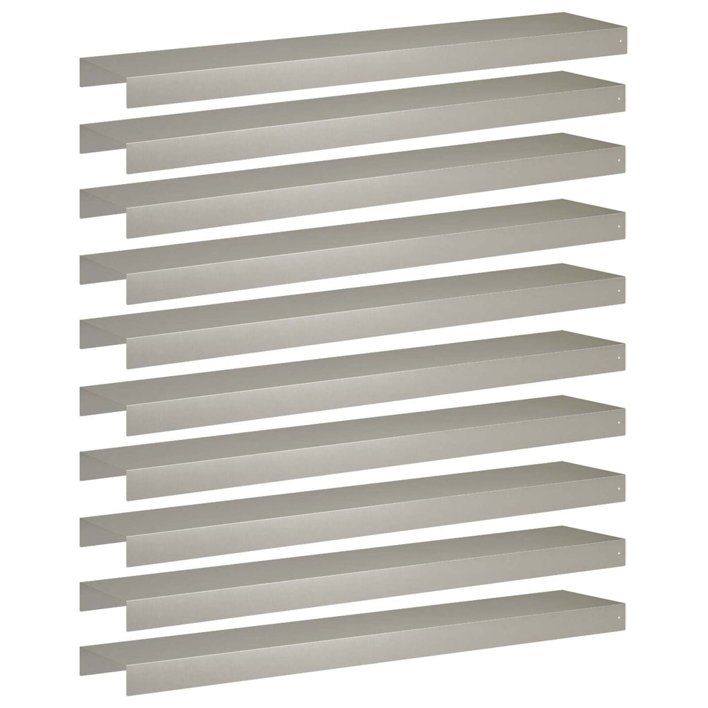 vidaXL Profil nakładkowy ogrodowy 10 szt. 100 x 20 x 5 cm