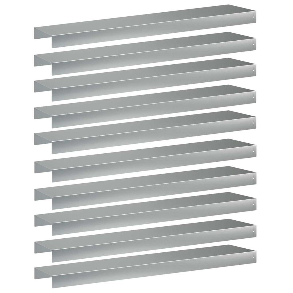 vidaXL Profil nakładkowy ogrodowy 10 szt. 100 x 20 x 5 cm